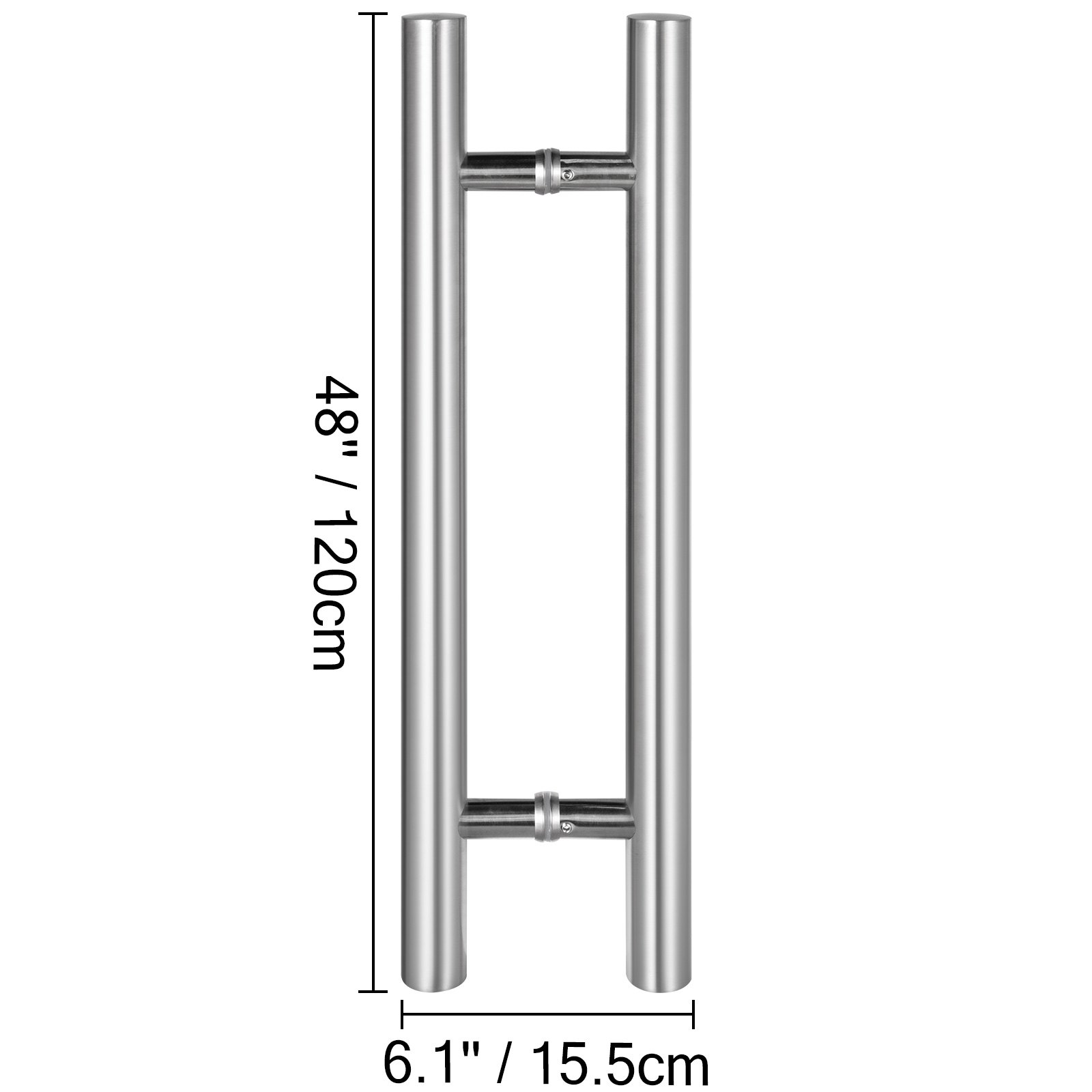 Tiradores De Puerta Manijas De Acero Inoxidable 120 Cm Para Puertas De Vidrio