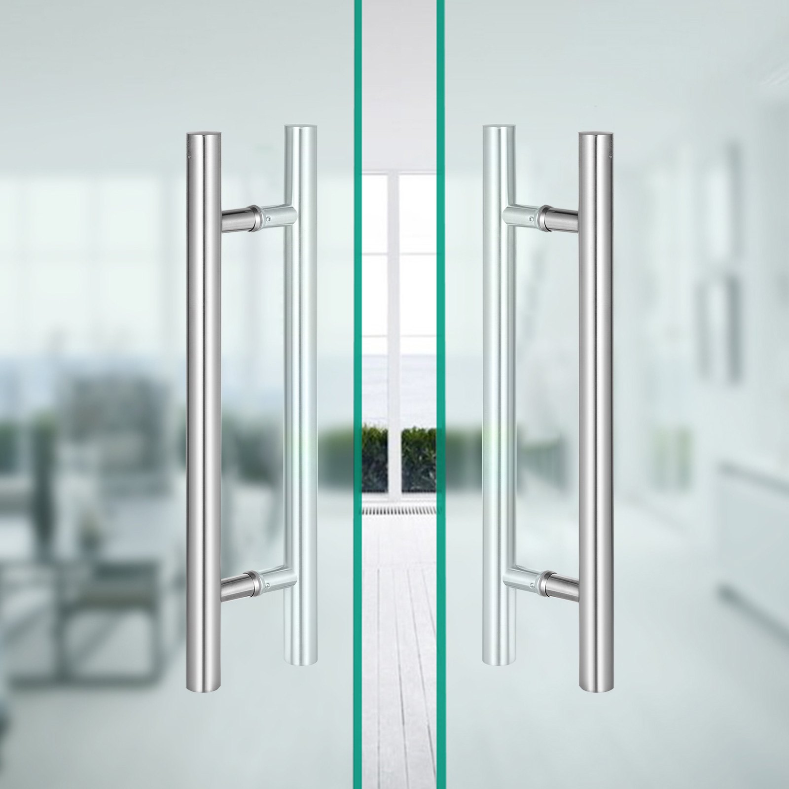 Tiradores De Puerta Manijas De Acero Inoxidable 120 Cm Para Puertas De Vidrio