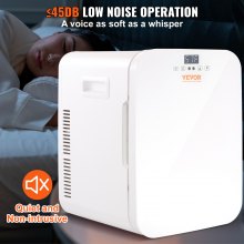 VEVOR Mini Nevera Pequeña Frigorífico Cosmético 20 L Mini Refrigerador Portátil Modo de Frío y Calor Temperatura de -9~65 °C Frigorifico Pequeño