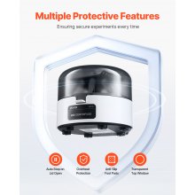 VEVOR Minicentrífuga de 0,2/1,5/2 ml Velocidad Fija 7000 r/min con Rotor 2 en 1