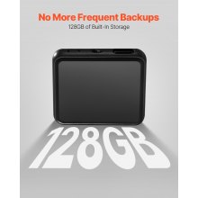 VEVOR Mini Grabadora de Voz Magnética Activada por Voz con Reproducción 128 GB