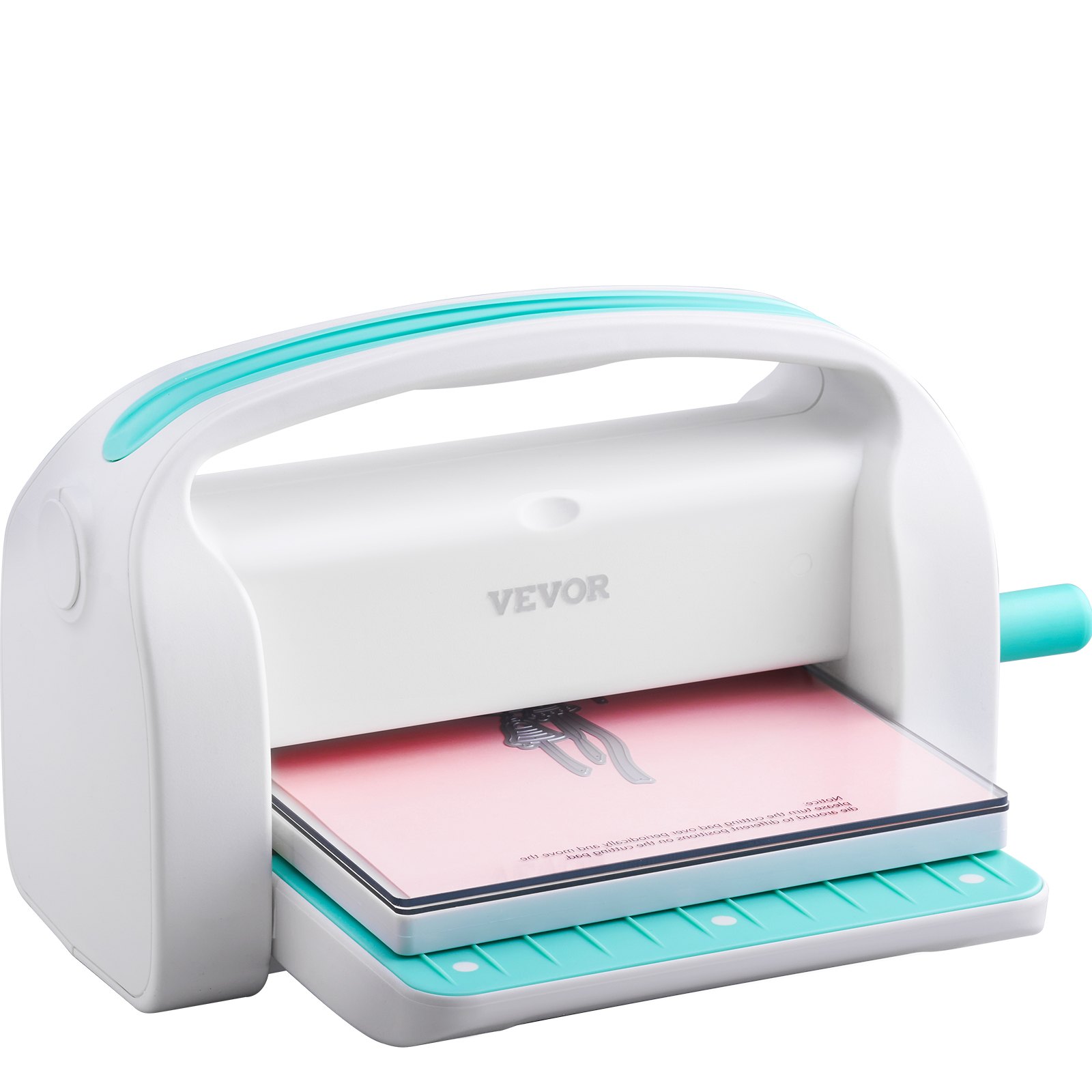 VEVOR Máquina Troqueladora Apertura de Ancho de 226 mm Máquina de Troquelado y Estampado Manual con 8 Troqueles, 10 Cartulinas y 1 Carpeta A6 Juego Completo para Decoración Álbum Tarjetas Manualidades