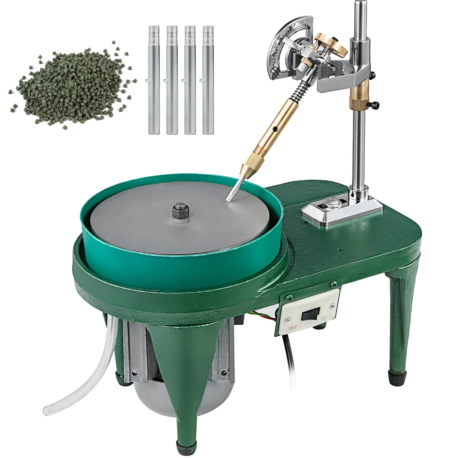 Máquina De Facetado De Gemas De 180w Pulidora De Joyas De 2800rpm φ 200mm