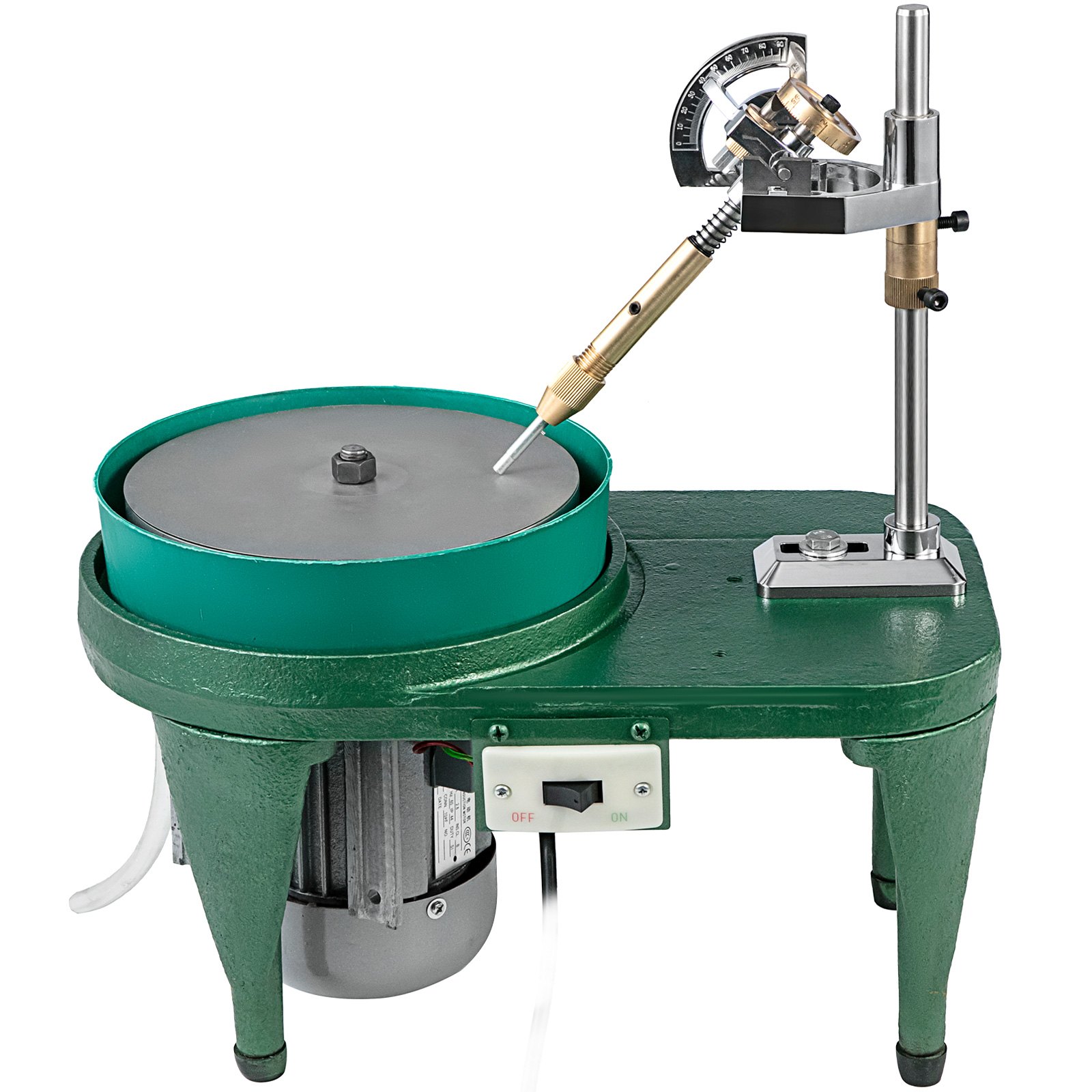 Máquina De Facetado De Gemas De 180w Pulidora De Joyas De 2800rpm φ 200mm