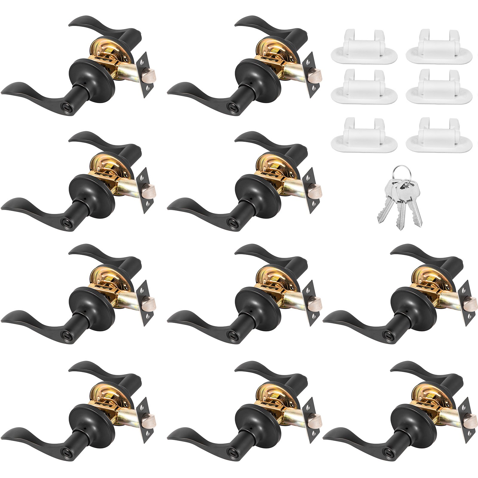 Palanca De Puerta De Entrada Con Llave Y Cerradura 10pcs 35-45mm