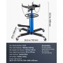 VEVOR Gato de Transmisión Hidráulico 0,5T Elevador Carretilla de 2 Etapas Bomba Hidráulica de Pie de Elevación 85 x 65 x 85 cm Gatos Estabilizadores Azul Gatos Estabilizadores para Elevar Vehículos