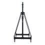 VEVOR Grúa Pórtico Capacidad de 1995 kg, Grúa Pórtico Móvil, Estructura de Acero Resistente a la Corrosión, Altura Ajustable de 251 a 371 cm, Ruedas con Bloqueo, para Cargas Pesadas, Taller, Almacén