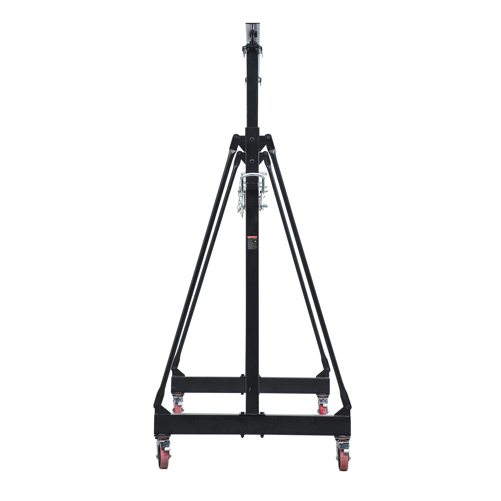 VEVOR Grúa Pórtico Capacidad de 1995 kg, Grúa Pórtico Móvil, Estructura de Acero Resistente a la Corrosión, Altura Ajustable de 251 a 371 cm, Ruedas con Bloqueo, para Cargas Pesadas, Taller, Almacén