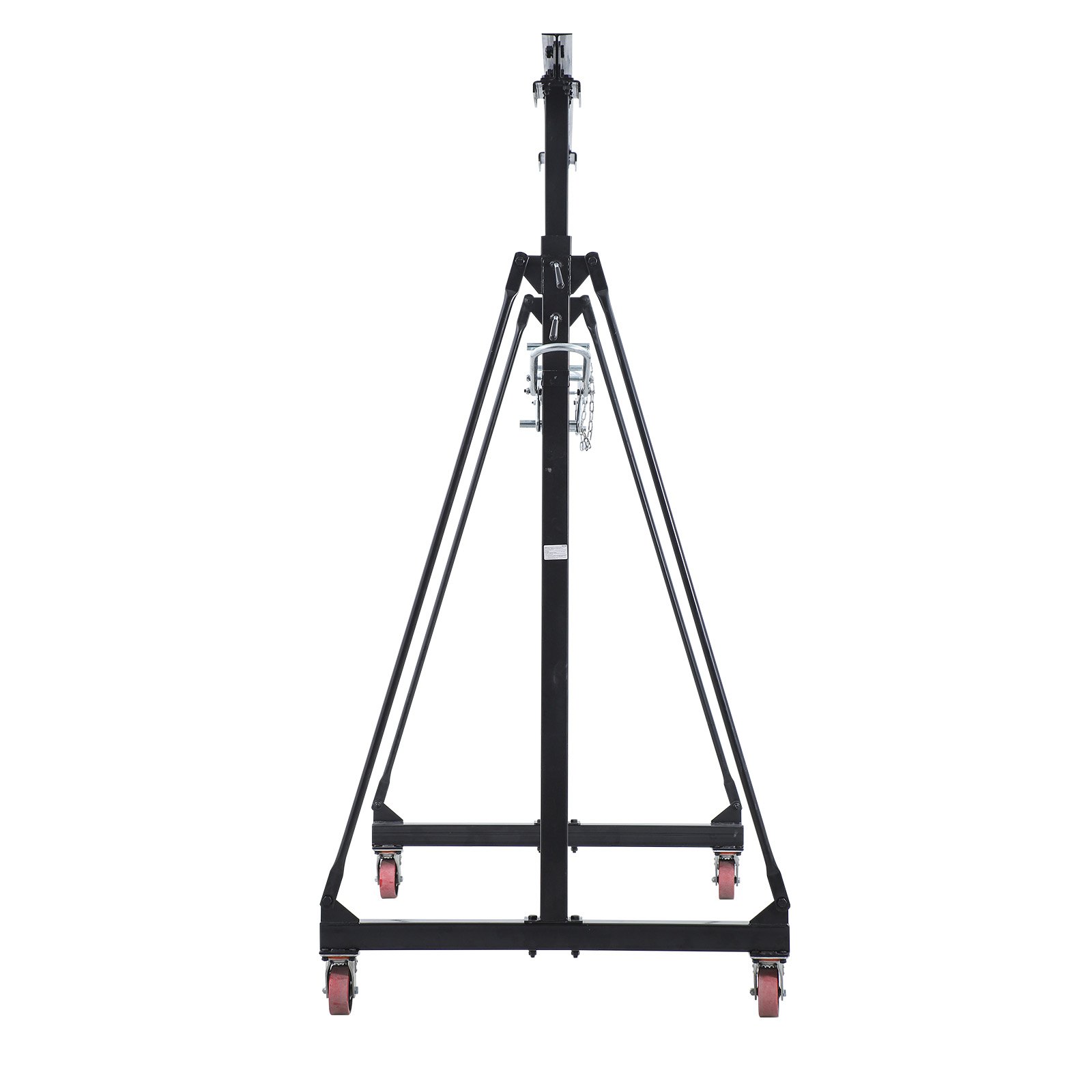 VEVOR Grúa Pórtico Capacidad de 997 kg, Grúa Pórtico Móvil, Estructura de Acero Resistente a la Corrosión, Altura Ajustable de 243 a 363 cm, Ruedas con Bloqueo, para Cargas Pesadas, Garaje, Almacén