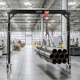 VEVOR Adjustable Gantry Crane, 2267.96 kg Capacity, Portable Shop Lift Hoist with 2550-3750 mm Height Adjustable, Manual Trolley, Locking Wheels, Steel Construction, for Factory Warehouse Auto Repair