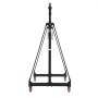 VEVOR Adjustable Gantry Crane, 2267.96 kg Capacity, Portable Shop Lift Hoist with 2550-3750 mm Height Adjustable, Manual Trolley, Locking Wheels, Steel Construction, for Factory Warehouse Auto Repair
