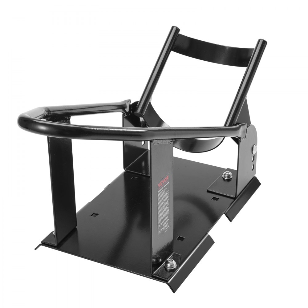 VEVOR Soporte de Rueda de Motocicleta Capacidad de 816,5 kg Calzo de Rueda Diámetro de 381-533,4 mm Ancho de 76,2-203,2 mm Soporte de Transporte de Acero para Remolque Taller Garaje