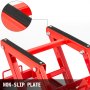 VEVOR Elevador Moto 680 kg, Plataforma Elevadora Coche 87 x 43 x 13 cm, Elevador de Motos Hidráulicos de Tijera Elevador Tijera Moto Hidráulico con Plataforma, Plataforma Mesa Elevadora Color Rojo