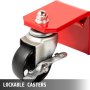 VEVOR Elevador Moto 680 kg, Plataforma Elevadora Coche 87 x 43 x 13 cm, Elevador de Motos Hidráulicos de Tijera Elevador Tijera Moto Hidráulico con Plataforma, Plataforma Mesa Elevadora Color Rojo