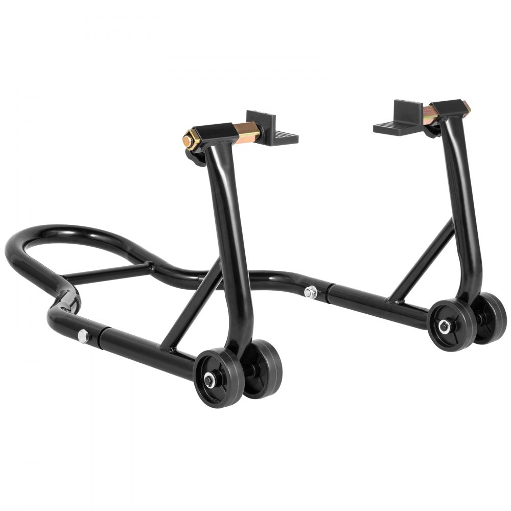 Vevor Caballete De Moto De Rueda Trasera Moto Soporte Acero Carga De 300kg Negro