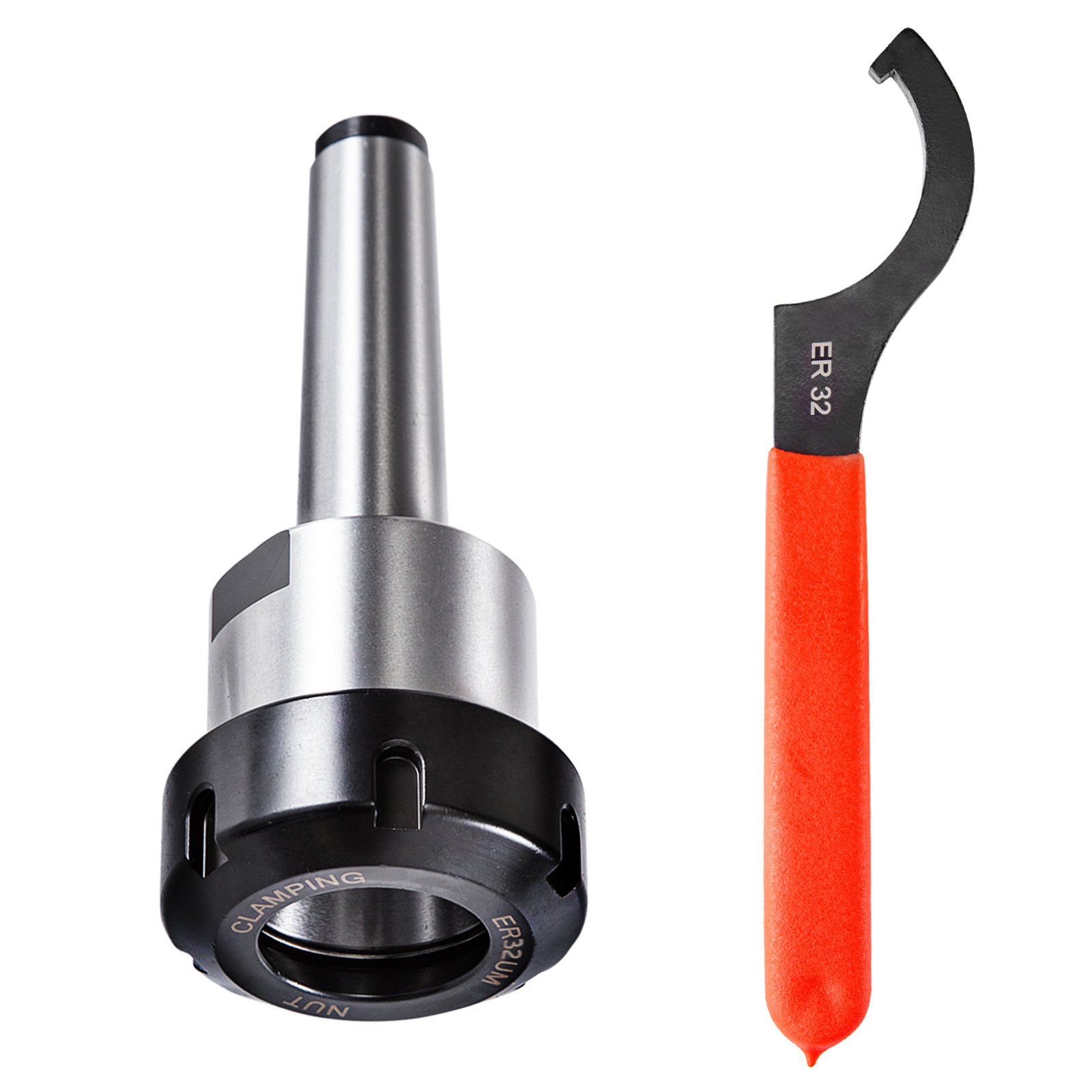 Vevor Juego De Pinzas Para Fresado Cnc Torno Portabrocas Mt3-er32 18 Pinzas Er32