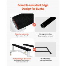 VEVOR Plataforma Rodante para Moto Acuática de 1325 x 850 x 510 mm, Carga de 816 kg, Soporte para Moto de Agua, Carrito PWC con 4 Ruedas y 2 Frenos para Mover Motos de Agua, Kayaks, Lanchas Rápidas