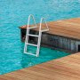 VEVOR 3-Step Boat Ladder, 159 kg, Detachable, 610x455x1225 mm
