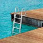 VEVOR Detachable Bathing Ladder/Boat Ladder, 5 Steps, 159kg Load Capacity, 610x455x1825mm