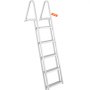 VEVOR Detachable Bathing Ladder/Boat Ladder, 5 Steps, 159kg Load Capacity, 610x455x1825mm