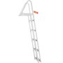 VEVOR Detachable Bathing Ladder/Boat Ladder, 5 Steps, 159kg Load Capacity, 610x455x1825mm