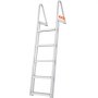 VEVOR Detachable Bathing Ladder/Boat Ladder, 5 Steps, 159kg Load Capacity, 610x455x1825mm
