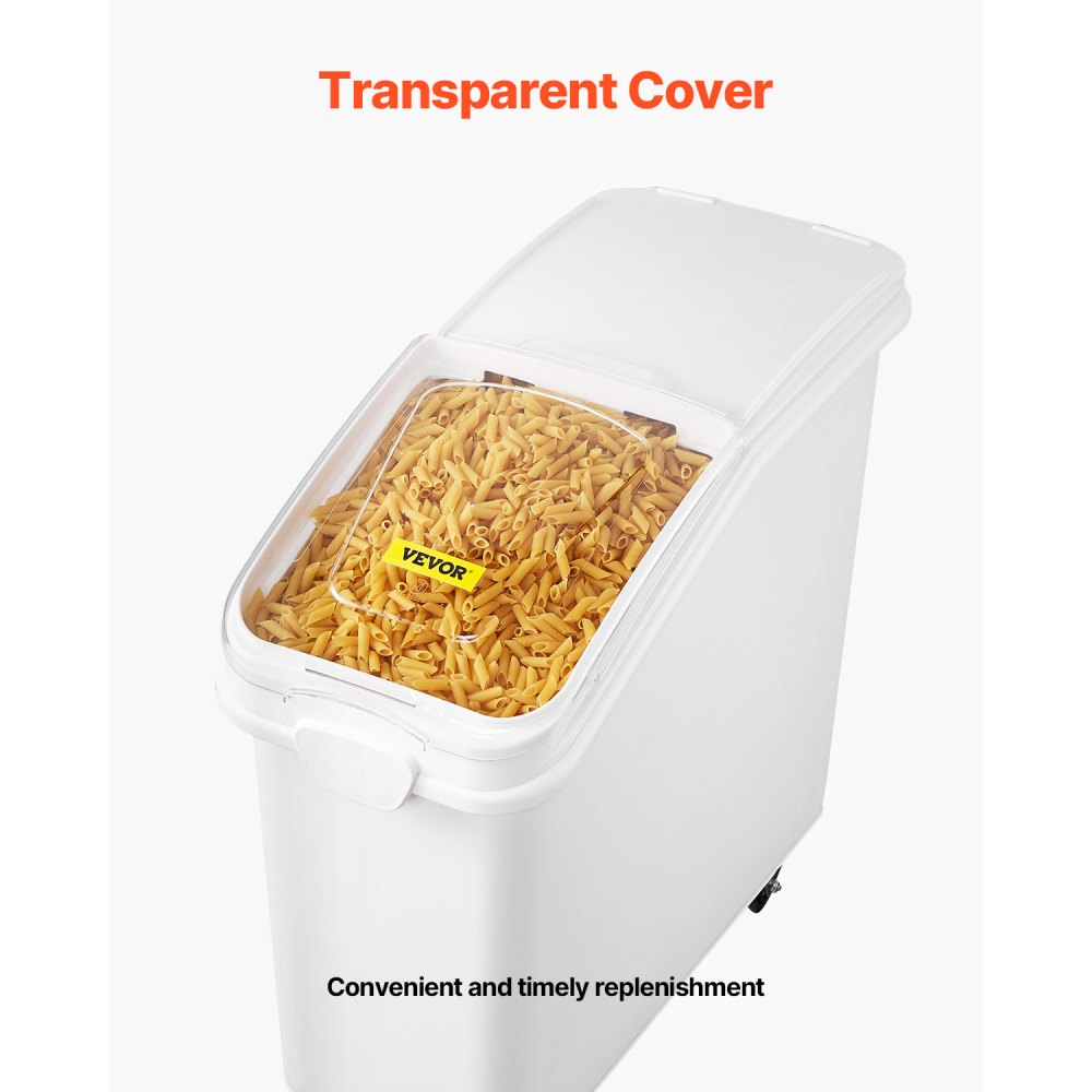 VEVOR Contenedor de Almacenamiento de Ingredientes Contenedor  de Alimentos Contenedor de Arroz 80 L