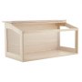 VEVOR Jaula de Madera para Hámster 810 x 410 x 410 mm Hábitat para Roedores, Caseta para Cobayas Mascotas, con Tapa Abatible Ranuras de Ventilación, Visión de 270°, Kit de Accesorios de Instalación