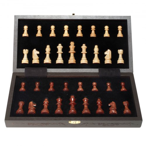 Ajedrez Magnético Portátil – Tablero De 25x25 Cm Con Piezas Imantadas, Estuche Plegable, Ideal Para Viajes Y +6 Años