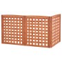 VEVOR Vallas de Madera 810 x 960 mm, Pantalla de Privacidad Exterior con 3 Paneles, Ángulo ajustable, Resistente al Clima, Reforzada con Bisagras, para Ocultar Equipo de Piscina, Cubos de Basura y AC