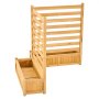 VEVOR Vallas de Madera Jardín 914 x 1143 mm, Pantalla de Privacidad con Espaciado para Ventilación, 2 Maceteros, 2 Paneles, Resistente al Clima, para Ocultar Cubos de Basura, AC y Equipo de Piscina