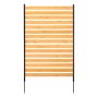 VEVOR Valla de Madera 1550 x 980 mm, Valla de Listones de 1 Panel, Cerramiento con Estacas de Metal, Valla de madera para Exteriores para Decoración de Jardín, Aire Acondicionado, Equipo de Piscina