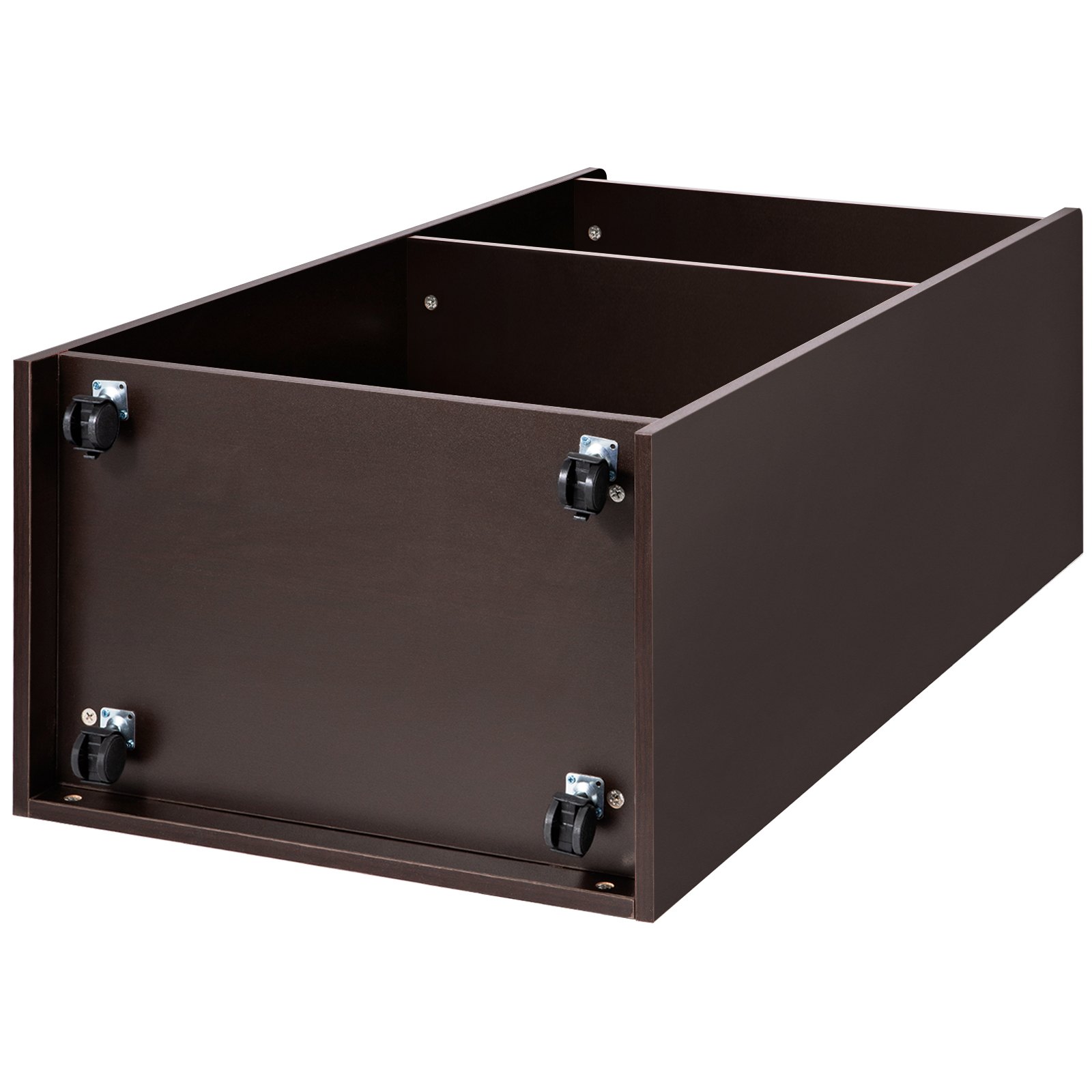 VEVOR Podio de Madera de Pie 60x40x120 cm Podio Portátil de Pie Capacidad de 60 kg, Madera MDF Duradera, Podio de Madera Rodante con 4 Ruedas Giratorias de 360° para Restaurantes, Iglesias, Hogares