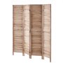VEVOR Wooden Room Divider Screen, 4-Panel Foldable Privacy Screen, 170 cm High, Portable Decorative Screen for Room Partitioning with European Style for Home, Restaurant, Bedroom