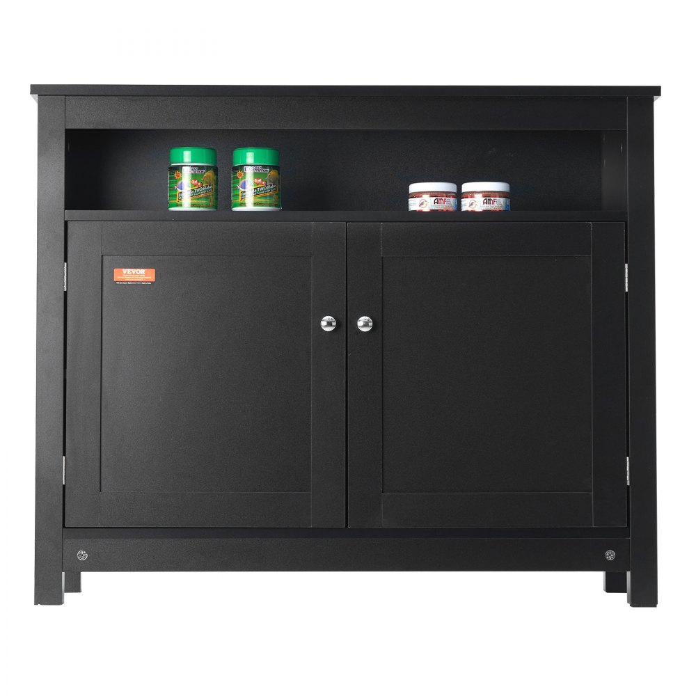 VEVOR Soporte para Acuario Carga de 152 kg Mueble para Acuario de MDF Soporte para Tanque de Reptiles 92,7 x 40 x 76 cm con Gabinete de Almacenamiento y Kit de Hardware para Salón, Oficina, Recepción
