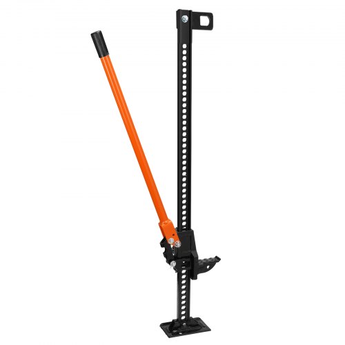 VEVOR Gato Agrícola de Alta Elevación Capacidad de 7000 libras Gato Agrícola Utilitario de 48" Gato Utilitario Todoterreno con Trinquete para Tractor, Camión, SUV, Elevador de Parachoques, Naranja