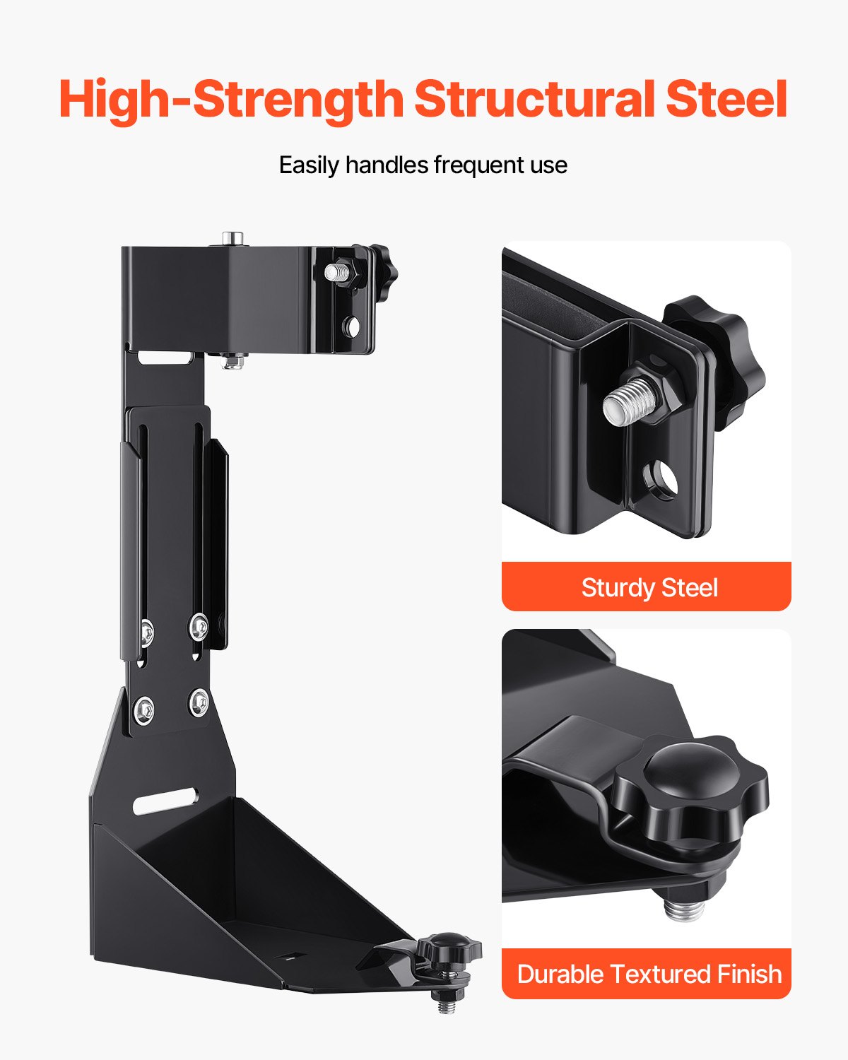 VEVOR Jack Bracket (Bracket Only), Mounting Bracket Kit, Heavy Duty Jack Bracket Compatible with YJ (1986-1996) / TJ (1997-2006) / JK (2006-2018) / JL (2018-2024)