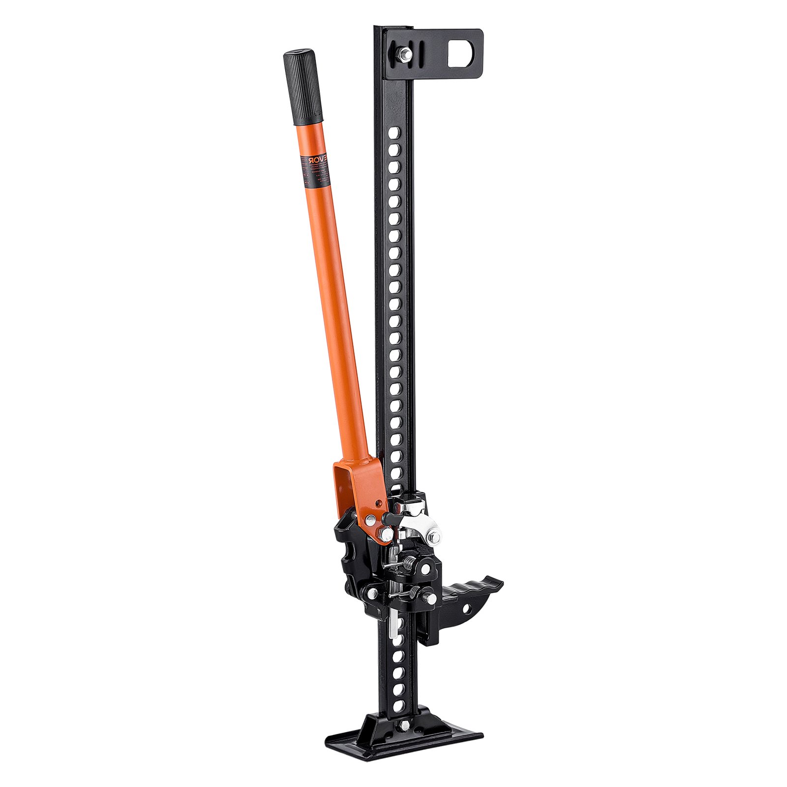 VEVOR Gato Agrícola 91,5 cm con Elevación Alta y Trinquete Carga Máxima de 3,18 T para Uso Todoterreno de Alta Resistencia con Rango de Elevación de 130,1 a 769,6 mm para Tractor, Camión, SUV