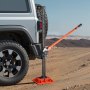VEVOR Gato Agrícola con Base 153 cm con Elevación Alta y Trinquete Carga Máxima de 3,18 T para Uso Todoterreno de Alta Resistencia con Rango de Elevación de 130,1-1380 mm para Tractor, Camión, SUV