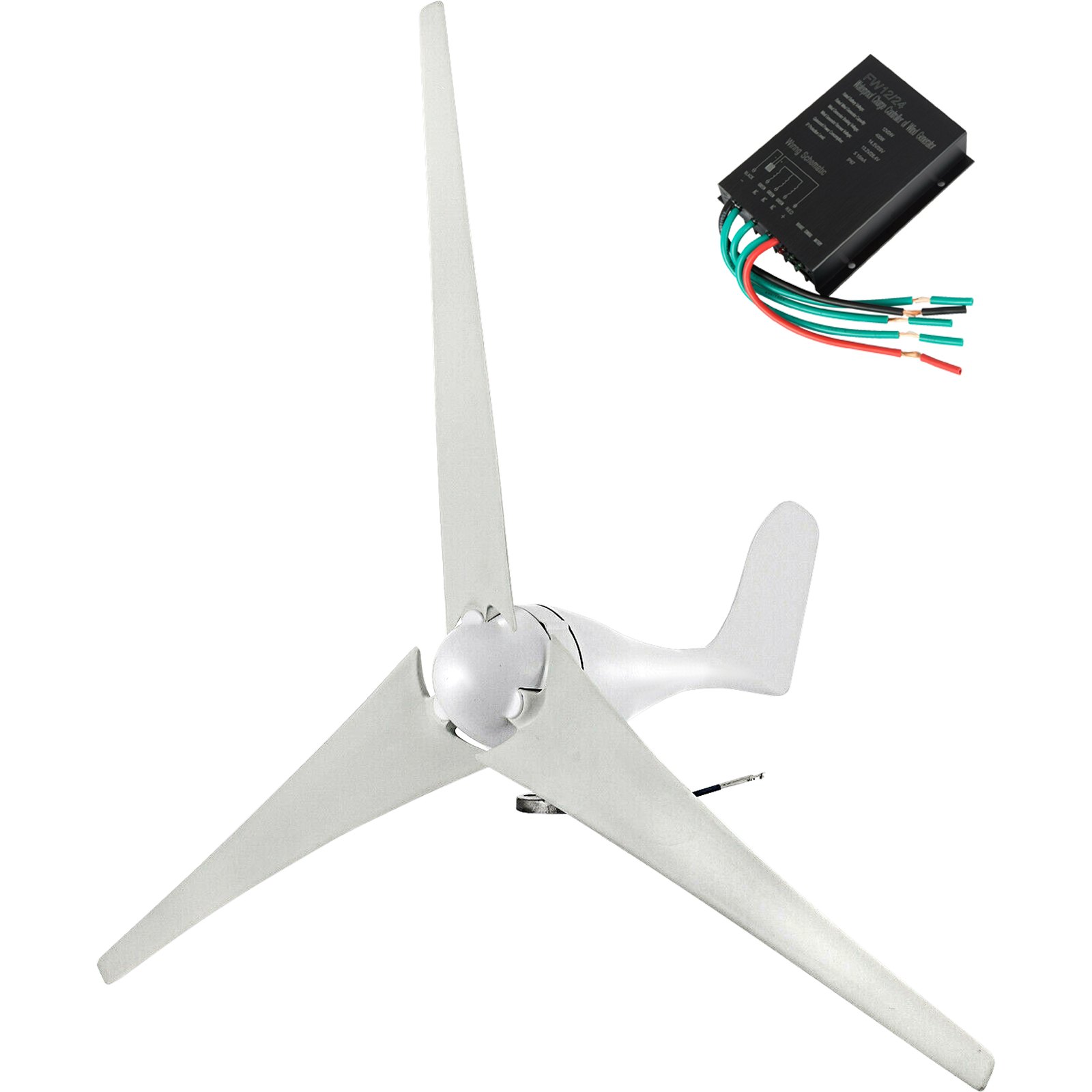 100w 12v Generador De Turbina Eólica Aerogenerador De 3 Palas Generador