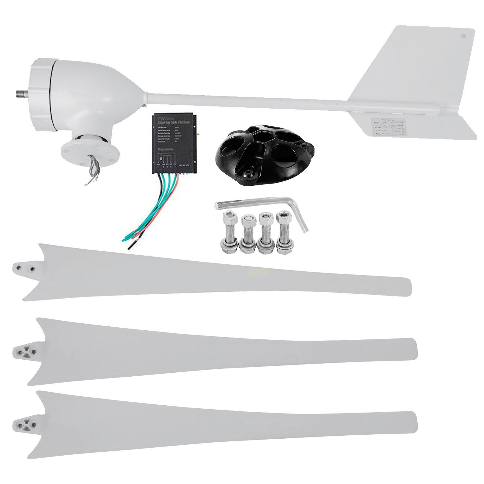 700w Generador De Turbina Eólica Aerogenerador 3 Palas Wind Turbine Generator