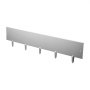 VEVOR Borde de Césped de Acero Corten, 1 m x 23 cm, 10 Piezas de Borde, 11 Placas de Conexión, Delimitador Metálico Exterior, Bordura de Jardín de Metal con Guantes para Paisajismo Parterres Senderos