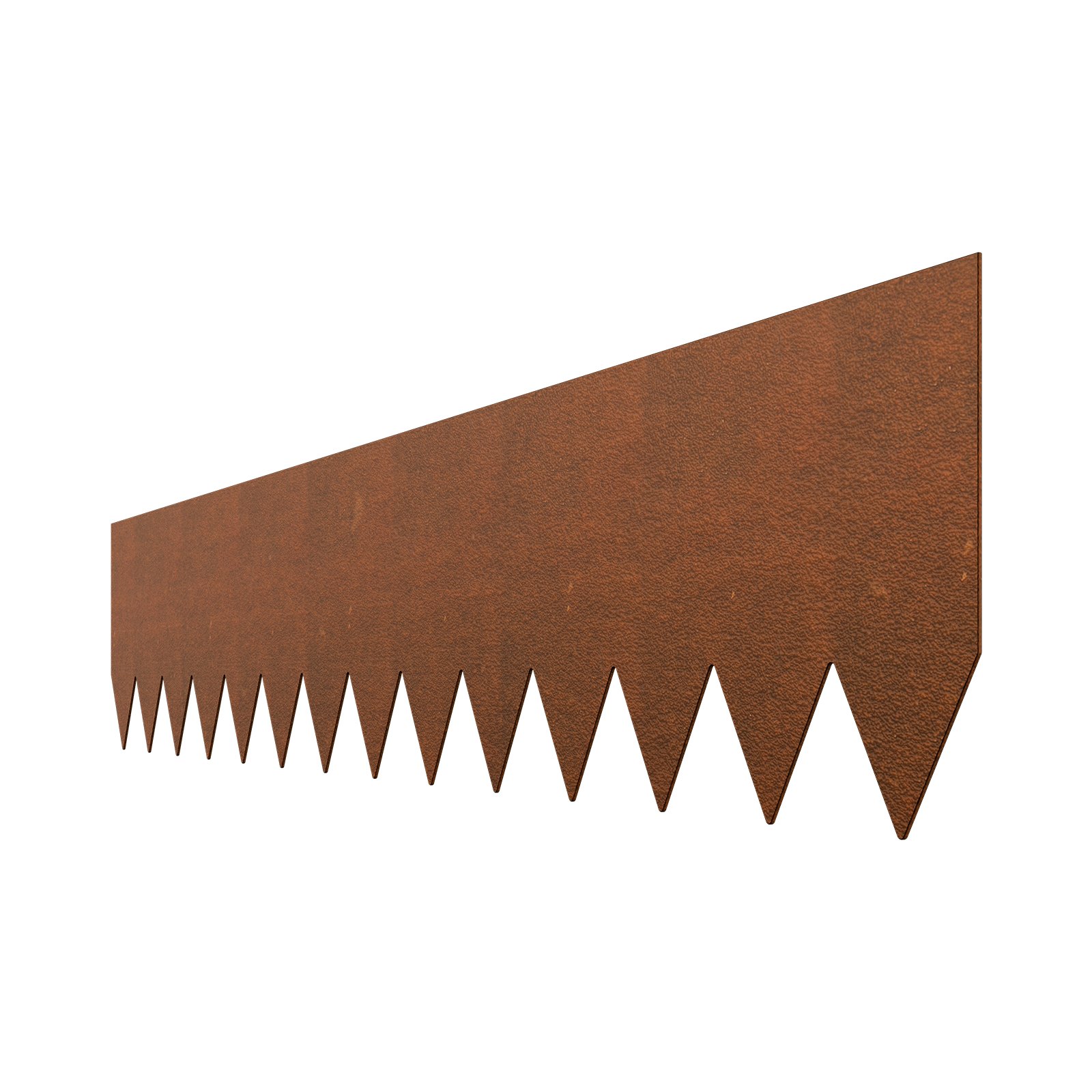 VEVOR 6 PCS Borde de Acero para Paisajismo 1016 x 203,2 x 1,5 mm, Resistente a la Intemperie y Antioxidante, Cerca de Jardín Borde de Césped para Parterres de Flores, Divisor de Caminos de Patio