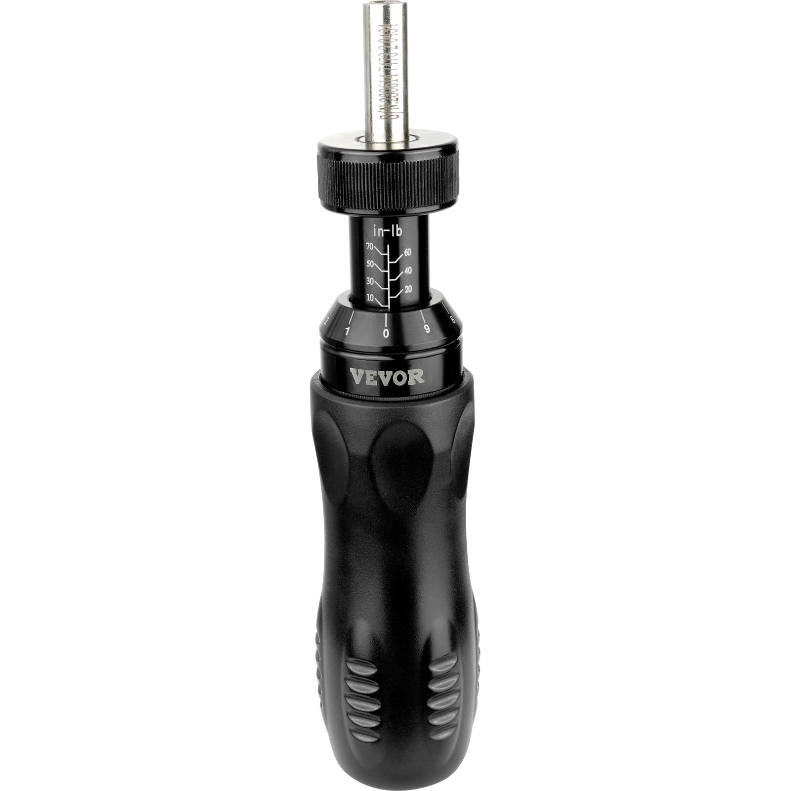 VEVOR Destornillador Dinamométrico Digital con Accionamiento de 1/4" con Pantalla LCD Rango de Par 1,13-7,91 Nm Incremento de 1 in/lb Juego de Brocas de Destornillador Dinamométrico con Escala