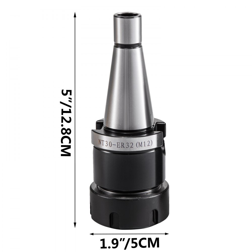 Vevor Er32 19pcs Pinza De Resorte Collet Chuck De Torno Portabrocas Nt30-er32
