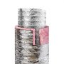 VEVOR Tubo Flexible Aislado 108x7620 mm Conducto de Ventilación con Aislamiento Térmico de Aluminio PET con 2 Abrazaderas de Manguera Protección de 3 Capas para Calefacción, Refrigeración, R-6.0