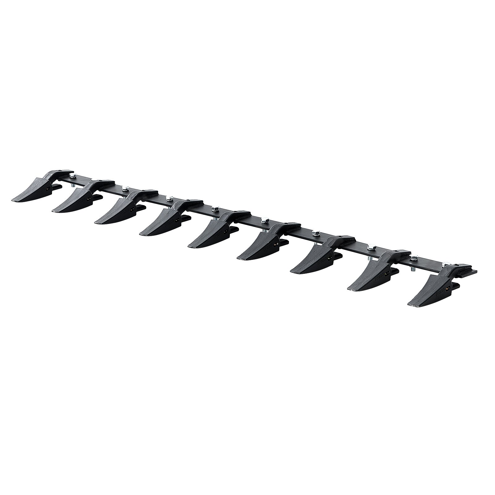 VEVOR Barra de Dientes para Cucharón de Tractor 1800 mm Barra de 9 Dientes para Cargador Tractor Compacto Carga de 2000 kg Atornillada para Excavación Eficiente del Suelo y Protección del Cucharón