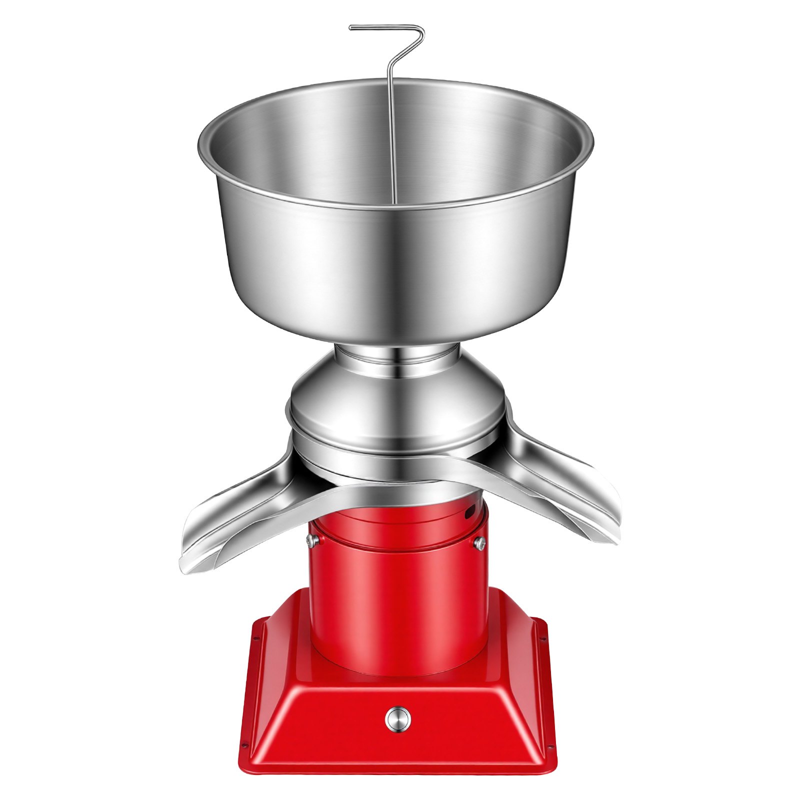 VEVOR Separador Centrífugo de Crema de Leche Eléctrico Salida de 60 L/h, 10.500rpm, Máquina Separadora de Leche de Acero Inoxidable 304, Recipiente de 4,5 L para Leche de Cabra, Vaca, 40 W 100-240 V