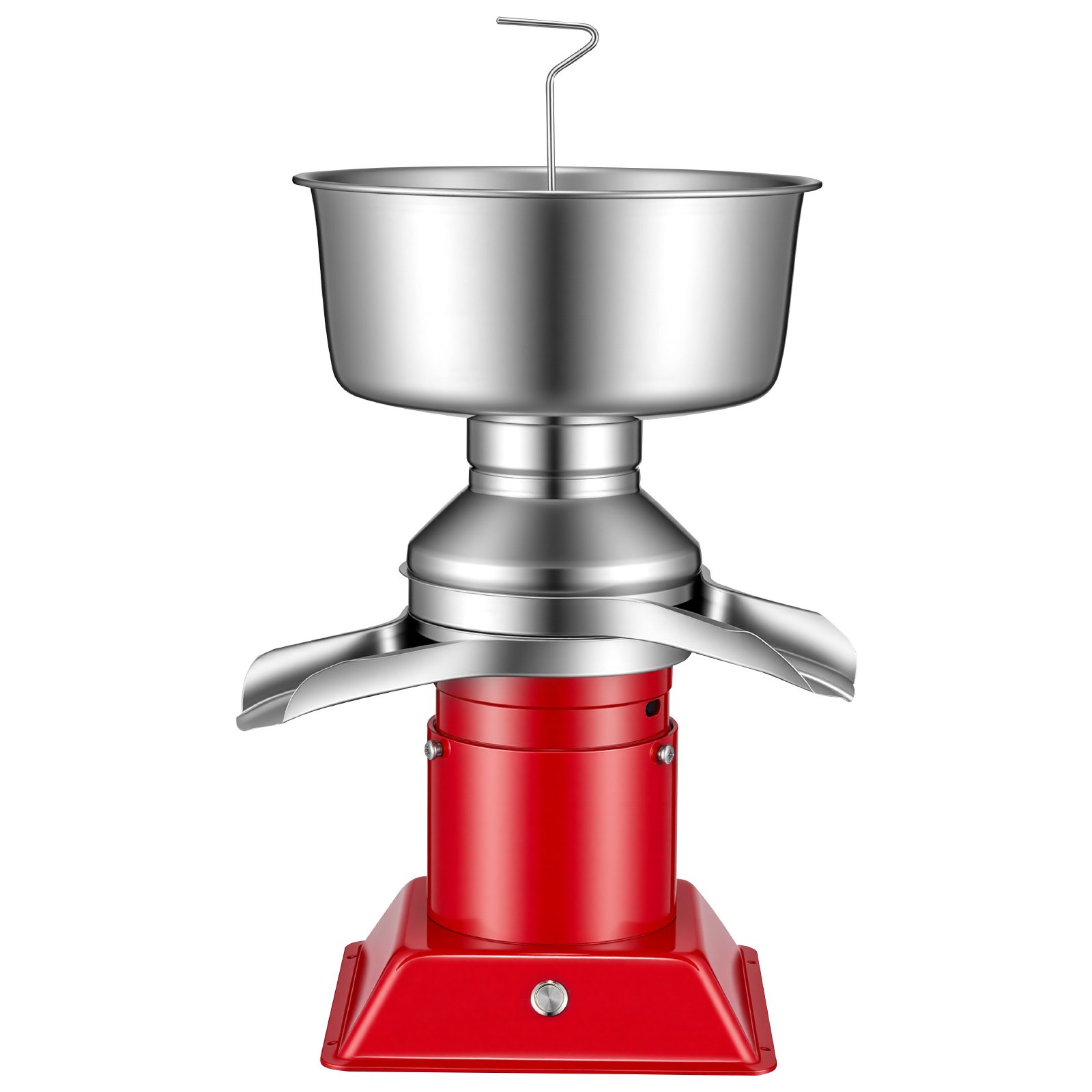 VEVOR Separador Centrífugo de Crema de Leche Eléctrico Salida de 60 L/h, 10.500rpm, Máquina Separadora de Leche de Acero Inoxidable 304, Recipiente de 4,5 L para Leche de Cabra, Vaca, 40 W 100-240 V