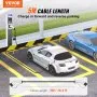 VEVOR Cable de Vehículo Eléctrico Tipo 2 a Tipo 2 Cable de Carga EV 32A 22kW Cable de 5m IP66 Impermeable con Bolsa de Transporte para IEC62196 Híbrido de Carga de Coches Eléctricos CE TUV Tres Fases